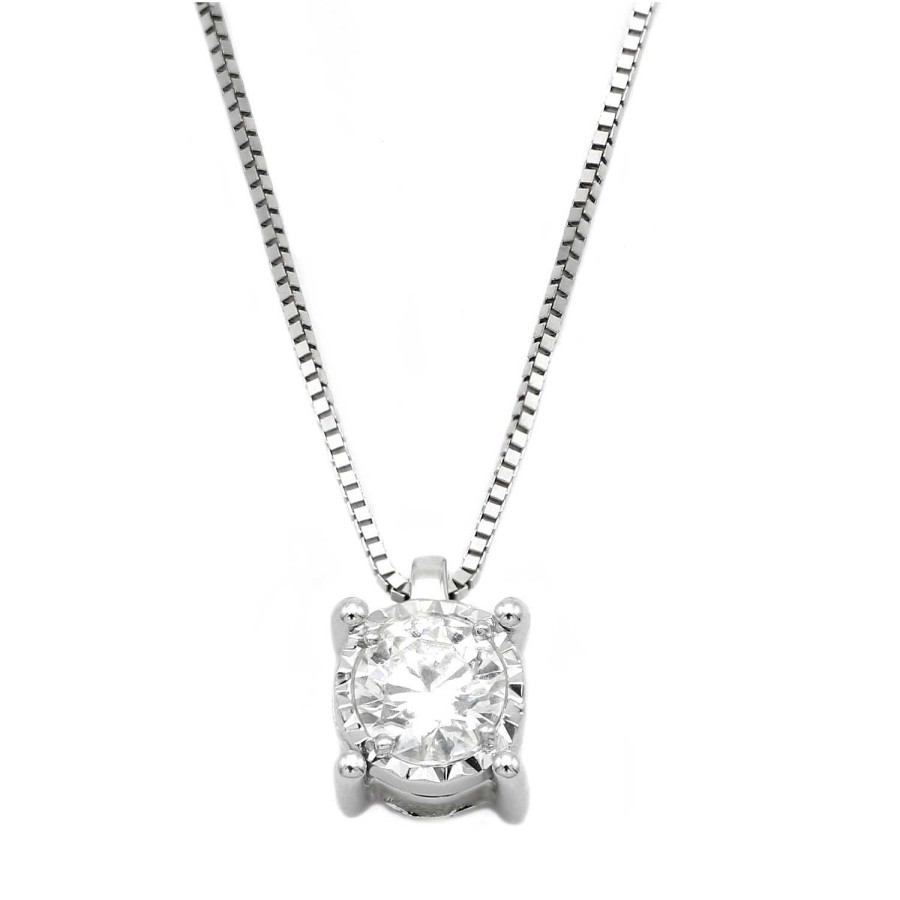 Collane La Gioielleria | Collier Punto Luce Con Diamante