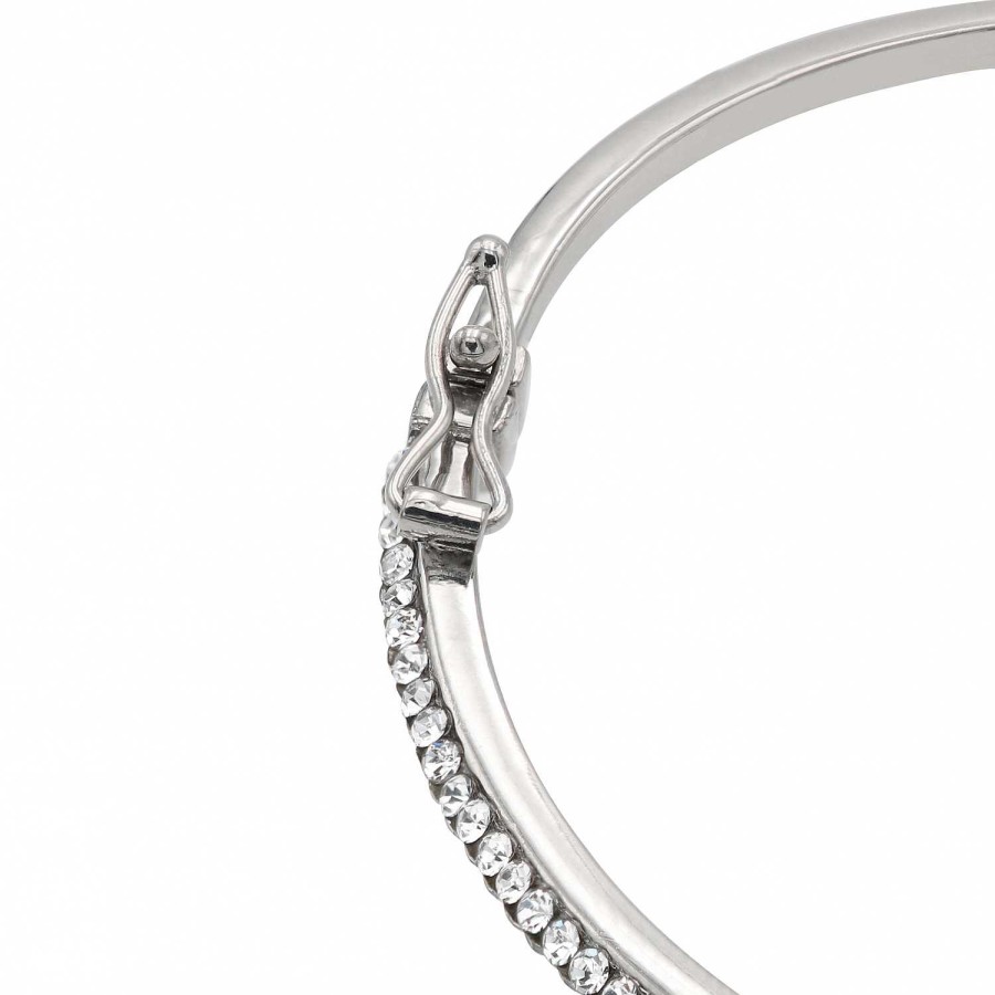 Bracciali Together Jewels | Bracciale In Argento 925 Ad Onda Con Cristalli