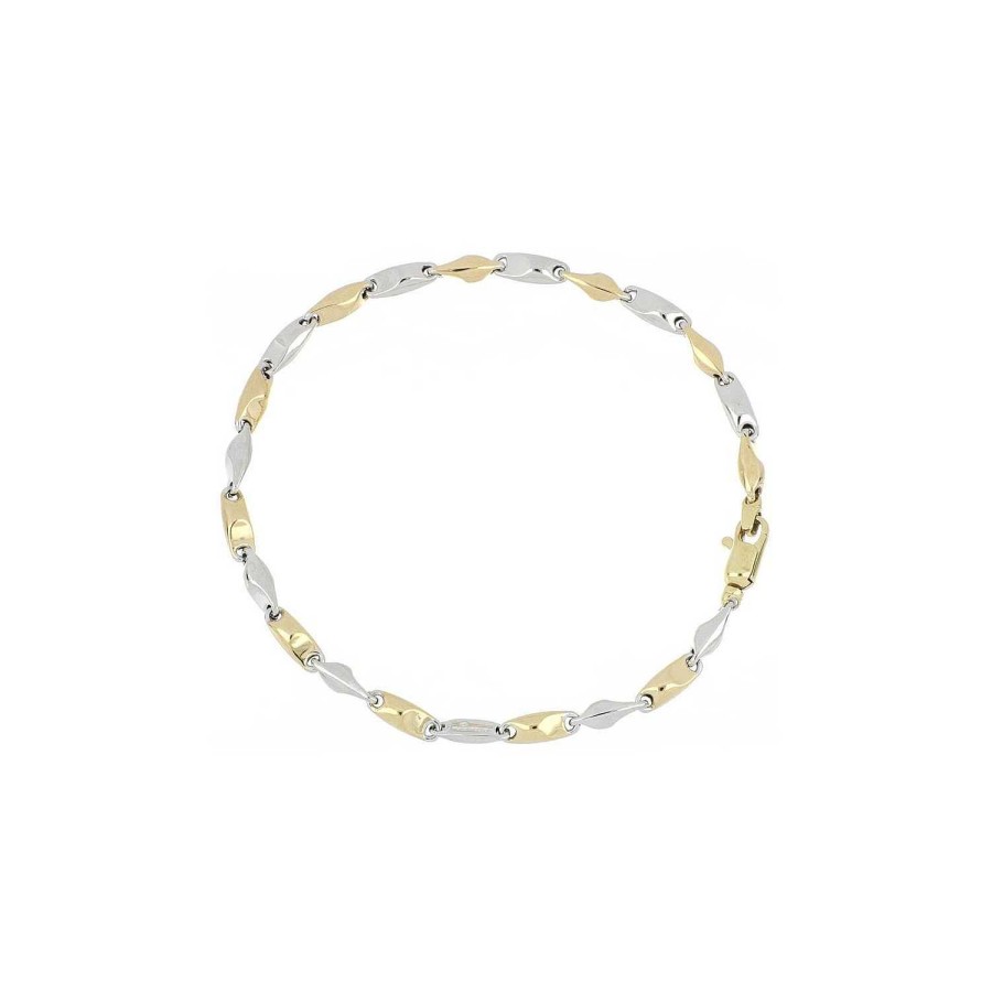 Bracciali La Gioielleria | Bracciale Maglia Marina In Oro 750