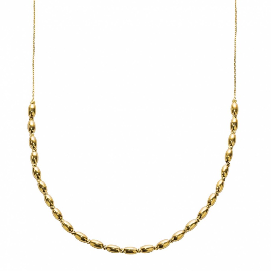 Collane La Gioielleria | Collier Con Ovali In Oro 750