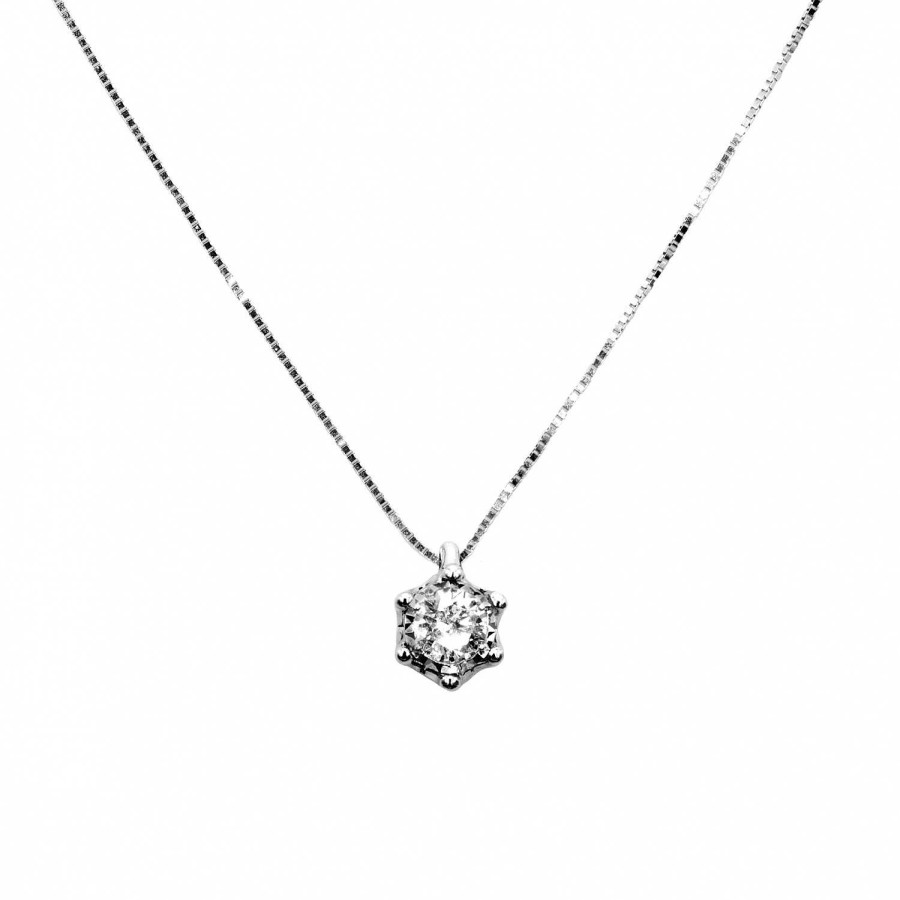 Orecchini La Gioielleria | Collier Toodiamond A 6 Griffes Con Diamante